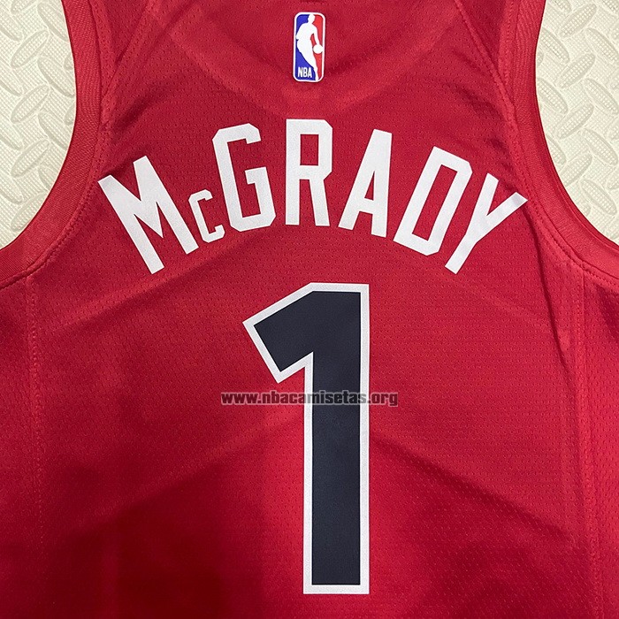 Camiseta Toronto Raptors Tracy Mcgrady NO 1 Icon 2022-23 Rojo